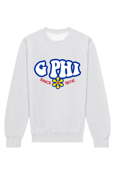 Gamma Phi Beta Funky Crewneck Sweatshirt