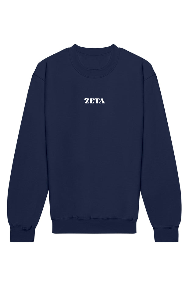 Zeta Tau Alpha Heart on Heart Crewneck Sweatshirt