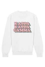 Kappa Kappa Gamma Retro Crewneck Sweatshirt