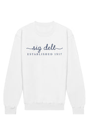 Sigma Delta Tau Signature Crewneck Sweatshirt