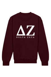Delta Zeta Letters Crewneck Sweatshirt