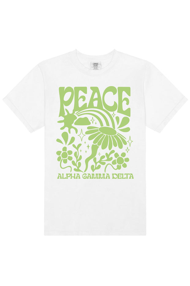 Alpha Gamma Delta Peace Tee
