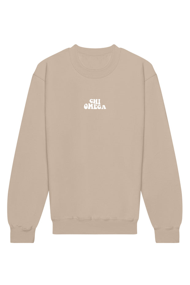 Chi Omega Illusion Crewneck Sweatshirt