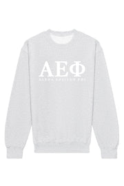 Alpha Epsilon Phi Letters Crewneck Sweatshirt