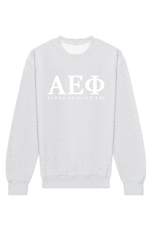 Alpha Epsilon Phi Letters Crewneck Sweatshirt