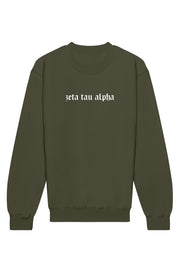 Zeta Tau Alpha Classic Gothic II Crewneck Sweatshirt