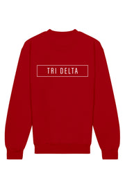 Delta Delta Delta Blocked Crewneck Sweatshirt