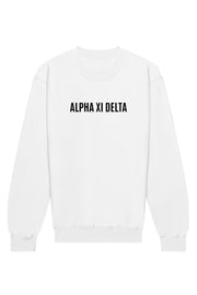 Alpha Xi Delta Warped Crewneck Sweatshirt