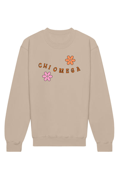 Chi Omega In Love With Crewneck Sweatshirt