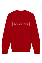 Kappa Alpha Theta Blocked Crewneck Sweatshirt