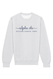 Alpha Chi Omega Signature Crewneck Sweatshirt