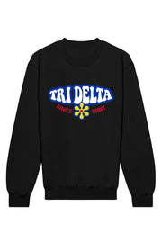 Delta Delta Delta Funky Crewneck Sweatshirt