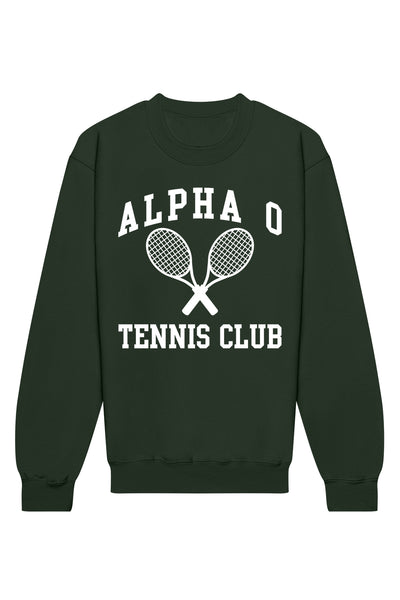 Alpha Omicron Pi Tennis Club Crewneck Sweatshirt