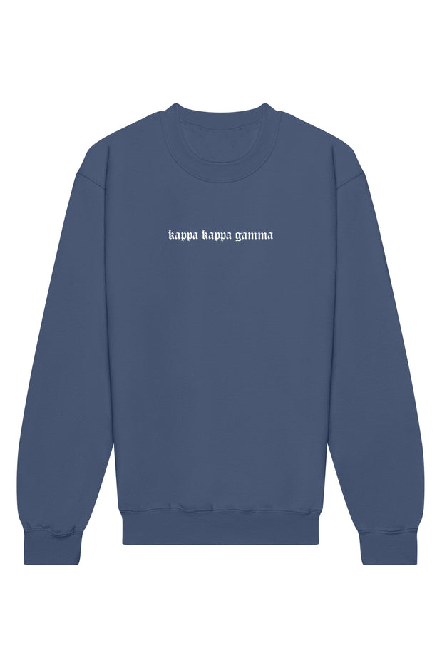 Kappa Kappa Gamma Classic Gothic II Crewneck Sweatshirt