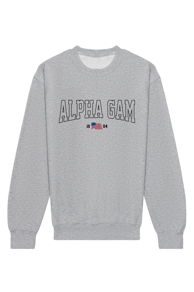 Alpha Gamma Delta Candidate Crewneck Sweatshirt