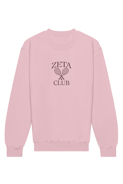 Zeta Tau Alpha Greek Club Crewneck Sweatshirt