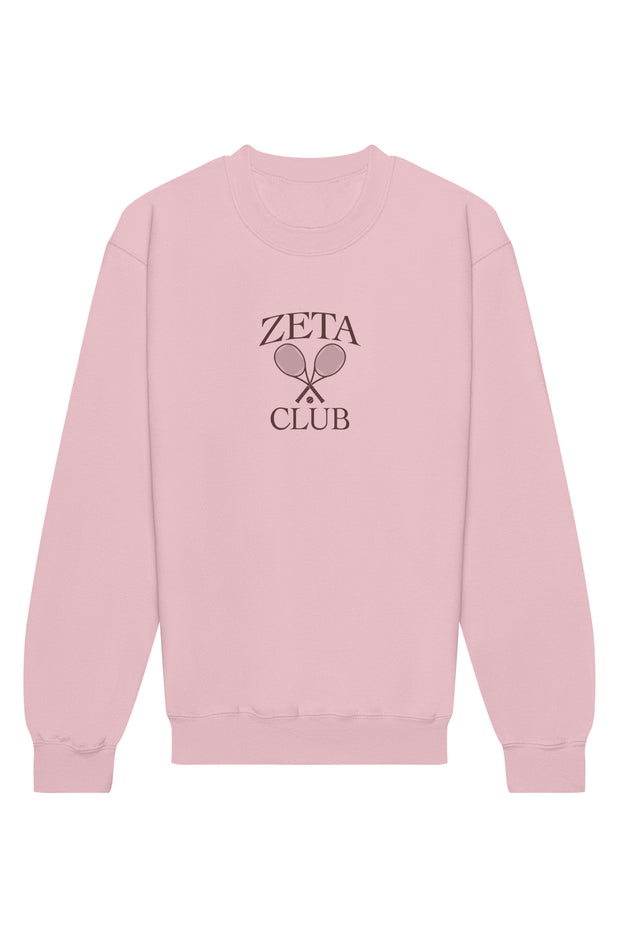 Zeta Tau Alpha Greek Club Crewneck Sweatshirt