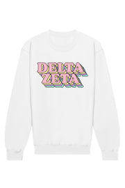 Delta Zeta Retro Crewneck Sweatshirt