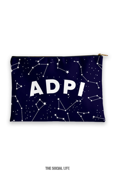 Alpha Delta Pi Constellation Cosmetic Bag