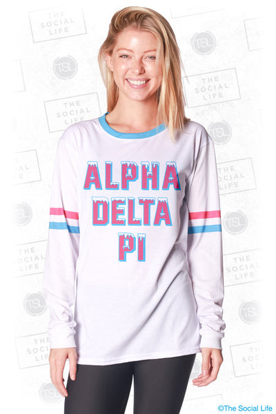 Alpha Delta Pi Frosted Long Sleeve