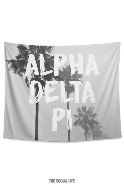 Alpha Delta Pi Palm Mist Tapestry