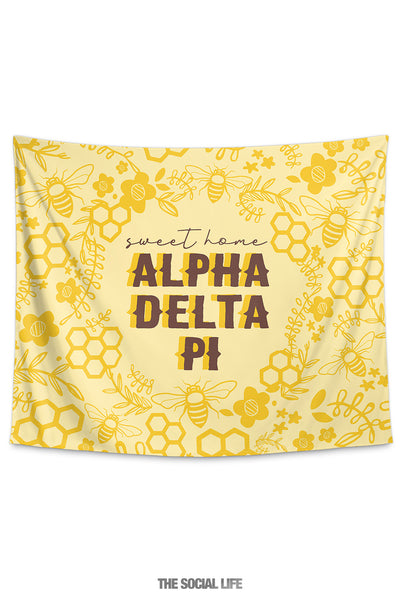 Alpha Delta Pi Sweet Home Tapestry