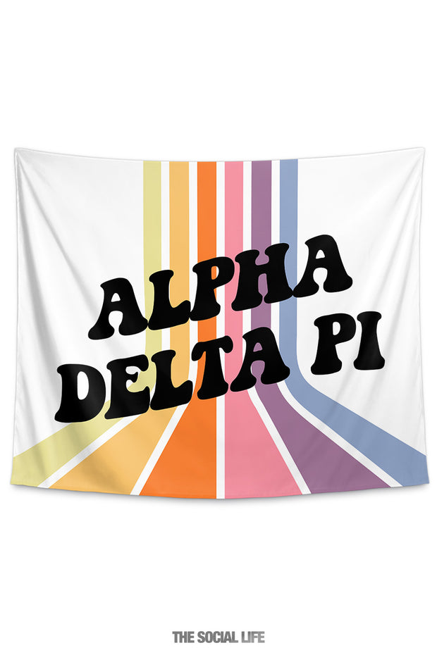Alpha Delta Pi Vibes Tapestry