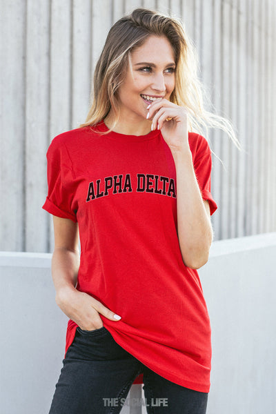 Alpha Delta Pi Varsity Tee