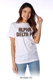 Alpha Delta Pi Woodstock Tee