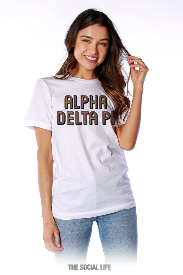Alpha Delta Pi Woodstock Tee – The Social Life