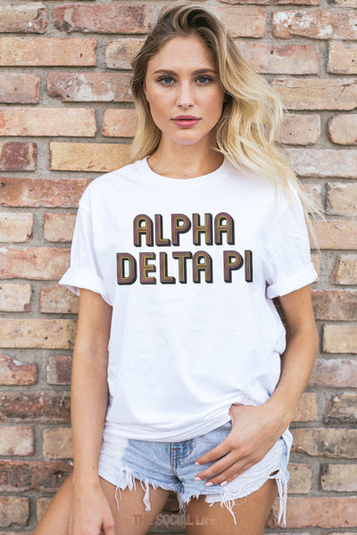 Alpha Delta Pi Woodstock Tee