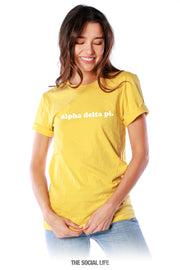 Alpha Delta Pi Simple Tee