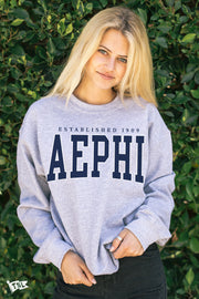 Alpha Epsilon Phi Collegiate Crewneck