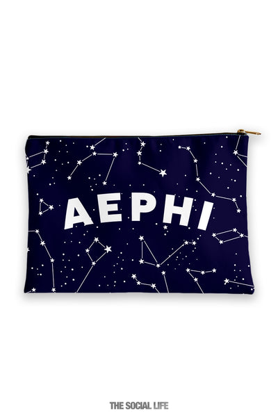 Alpha Epsilon Phi Constellation Cosmetic Bag