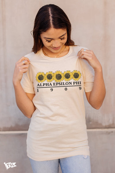Alpha Epsilon Phi Sunflower Tee