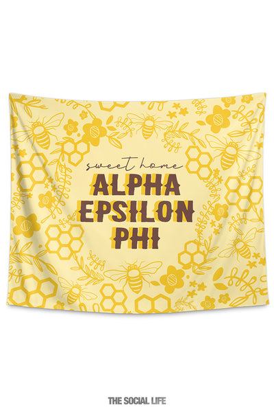 Alpha Epsilon Phi Sweet Home Tapestry