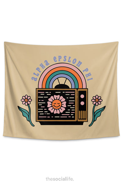 Alpha Epsilon Phi Vintage Hip Tapestry