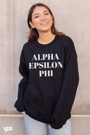 Alpha Epsilon Phi Vogue Crewneck