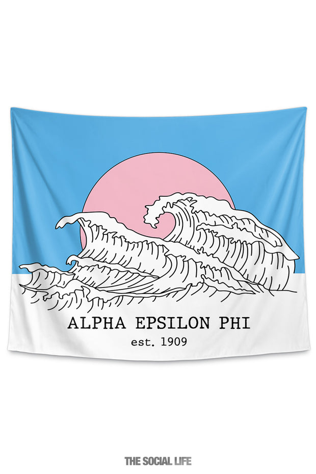 Alpha Epsilon Phi Wavin' Tapestry