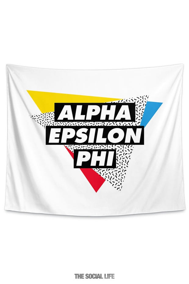 Alpha Epsilon Phi Graphy Tapestry