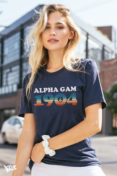 Alpha Gamma Delta Boardwalk Tee