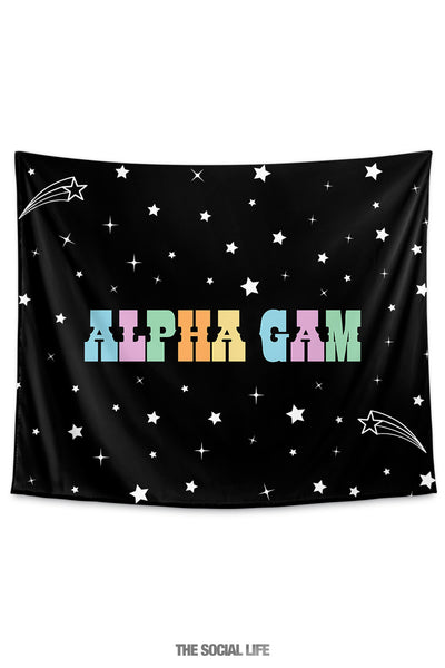 Alpha Gamma Delta Howdy Tapestry