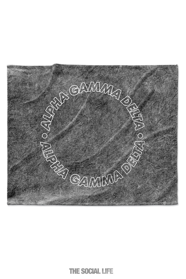 Alpha Gamma Delta Mineral Wash Blanket