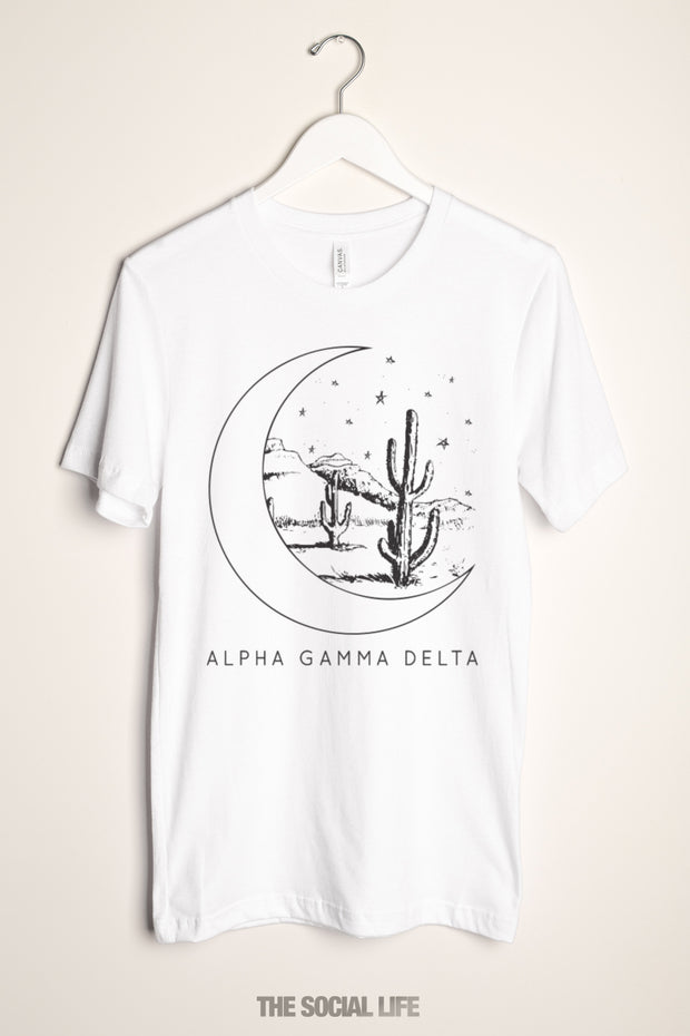 Alpha Gamma Delta Mojave Moon Tee