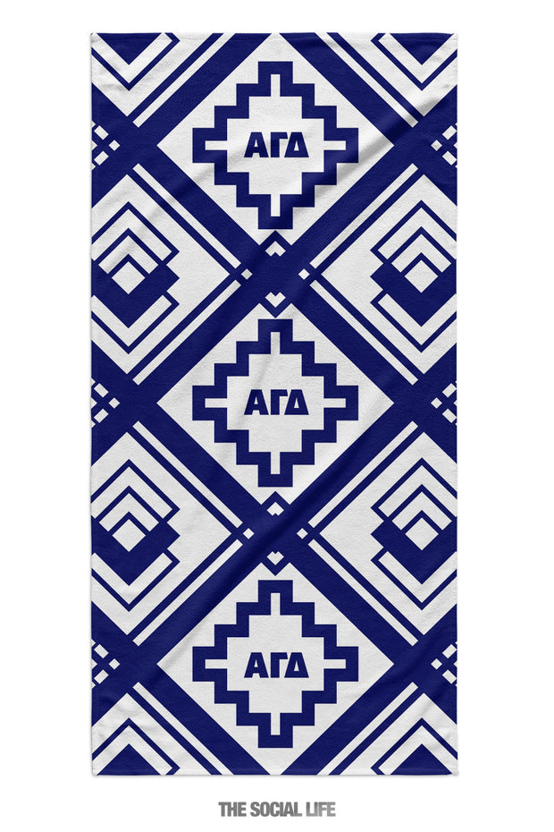 Alpha Gamma Delta Mykonos Towel