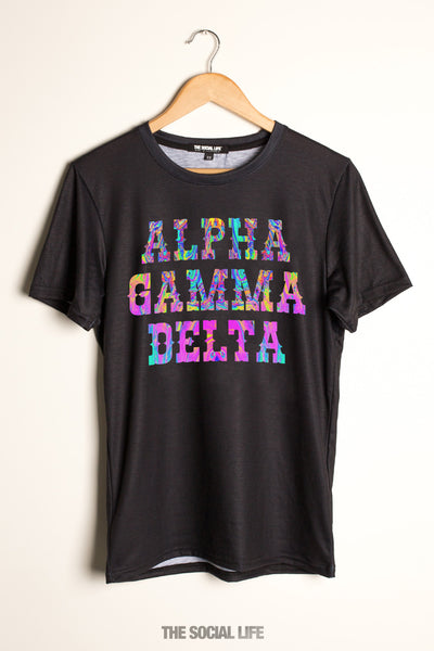 Alpha Gamma Delta Psychedelic Tee