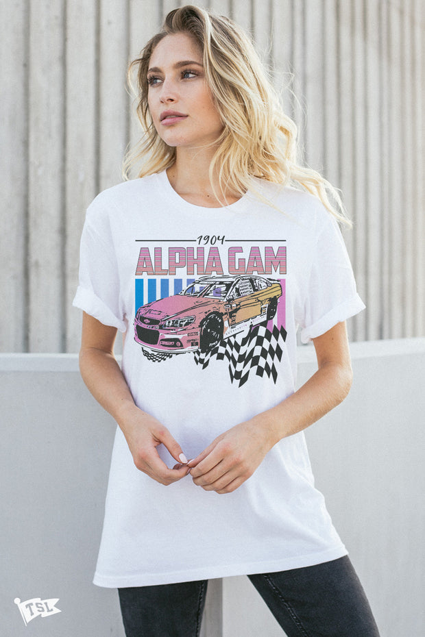 Alpha Gamma Delta Racing Tee