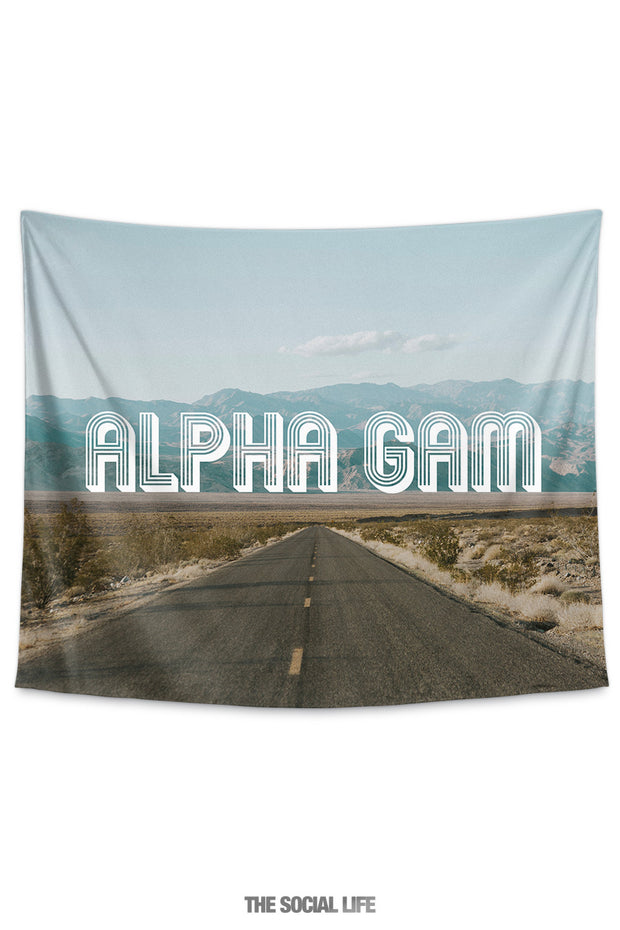 Alpha Gamma Delta Roadtrip Tapestry