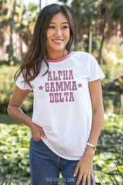 Alpha Gamma Delta Sheriff Boyfriend Tee