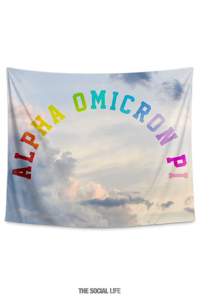 Alpha Omicron Pi Dreamy Tapestry